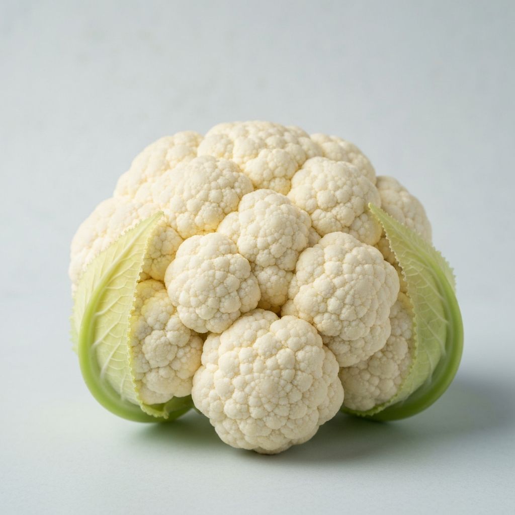 Fresh cauliflower head